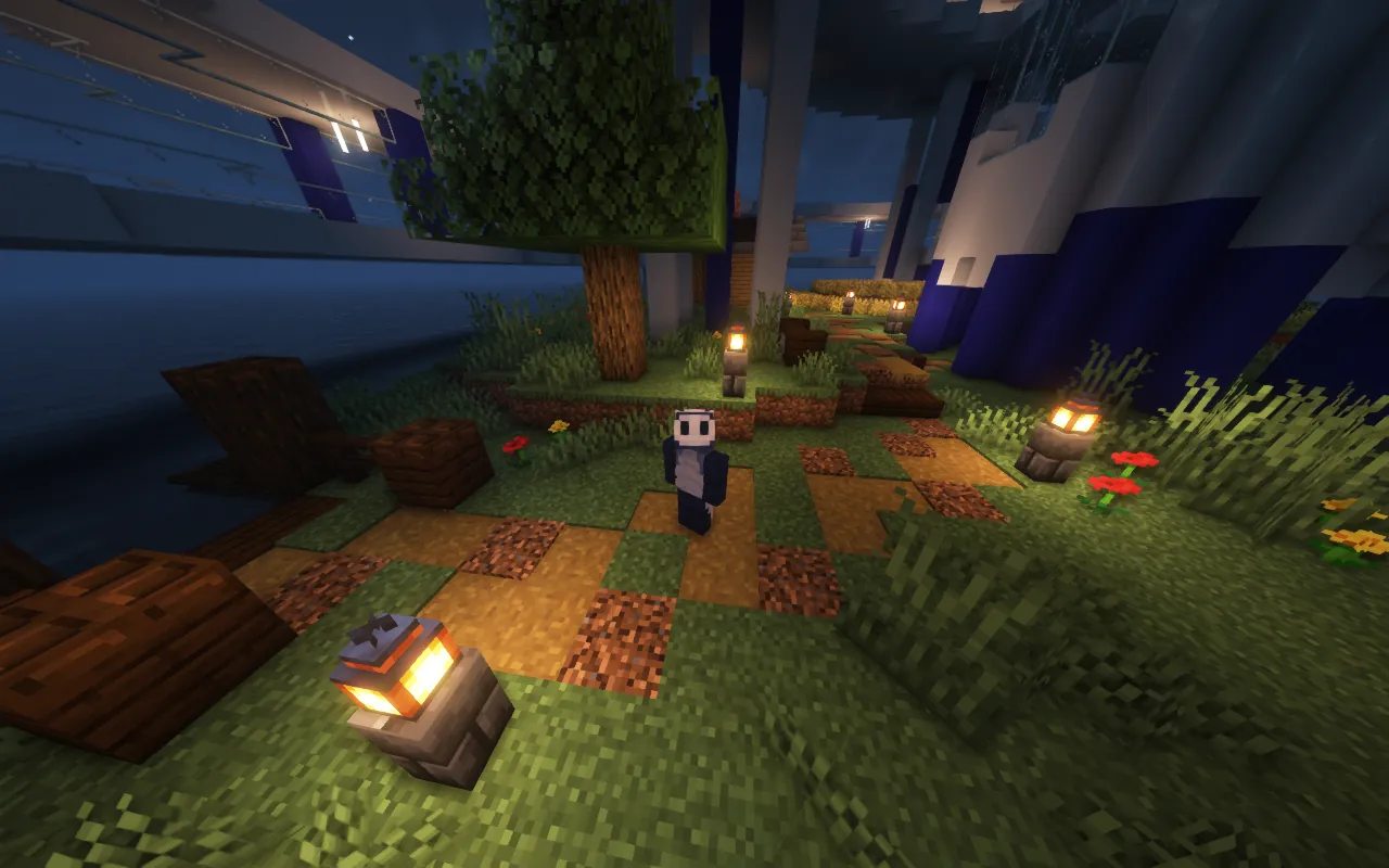 Screenshot of me in my Minecraft Base